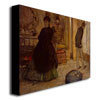 Trademark Fine Art Edgar Degas 'Interior with Two Figures' Canvas Art, 35x47 BL0958-C3547GG